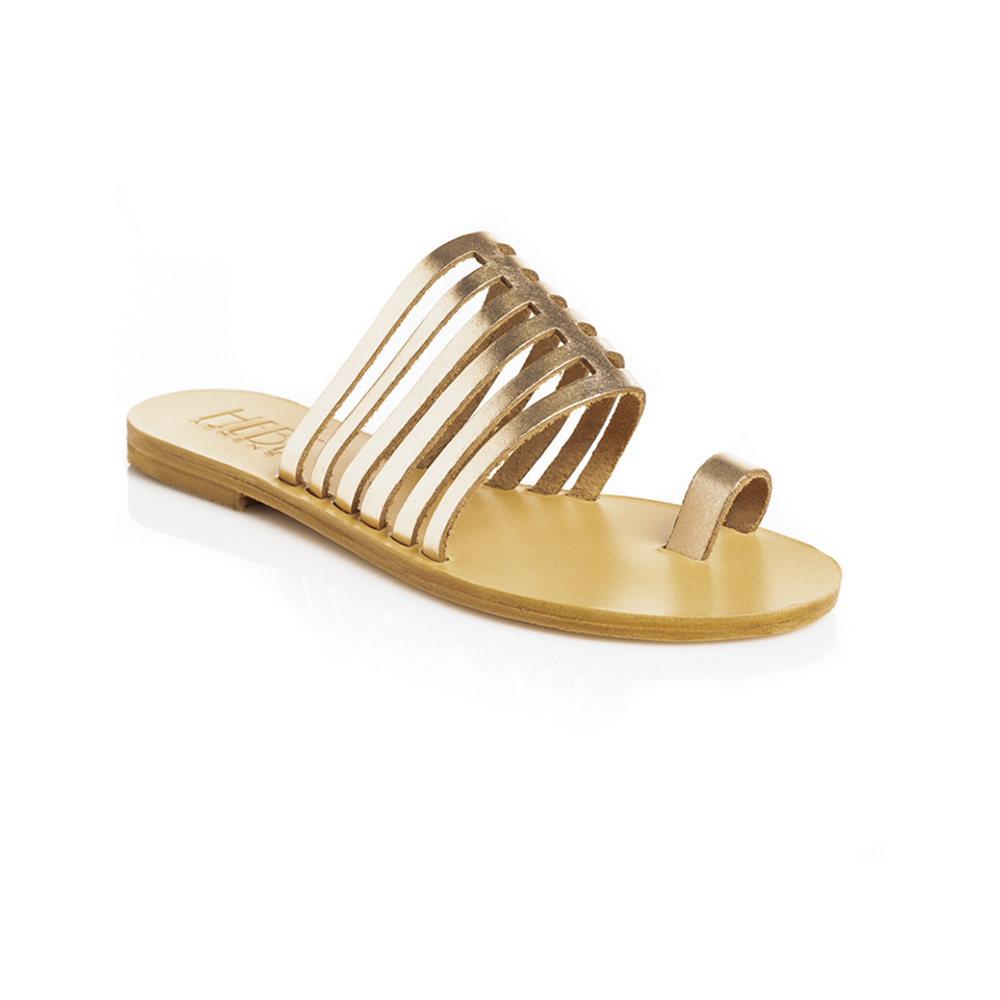 Hebe Pink Gold Sandals