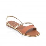 Caliope Camel Gold Sandals