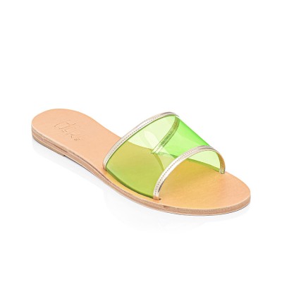 Ersa Green Gold Sandals