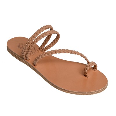 PERSEPHONE Natural Eco Leather Sandals