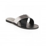 GAIA Black Silver Sandals