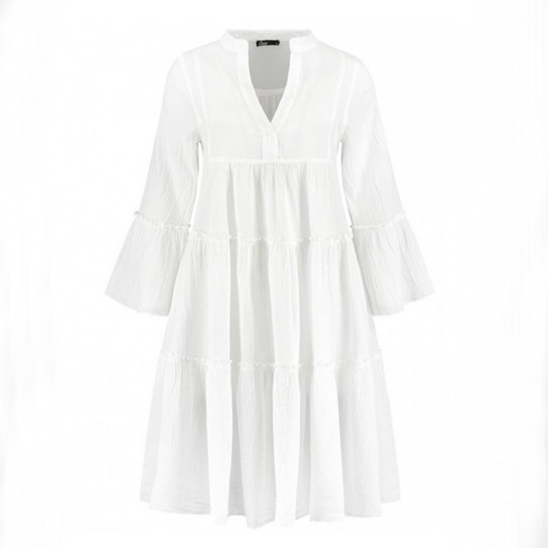 Dilos White Midi Dress