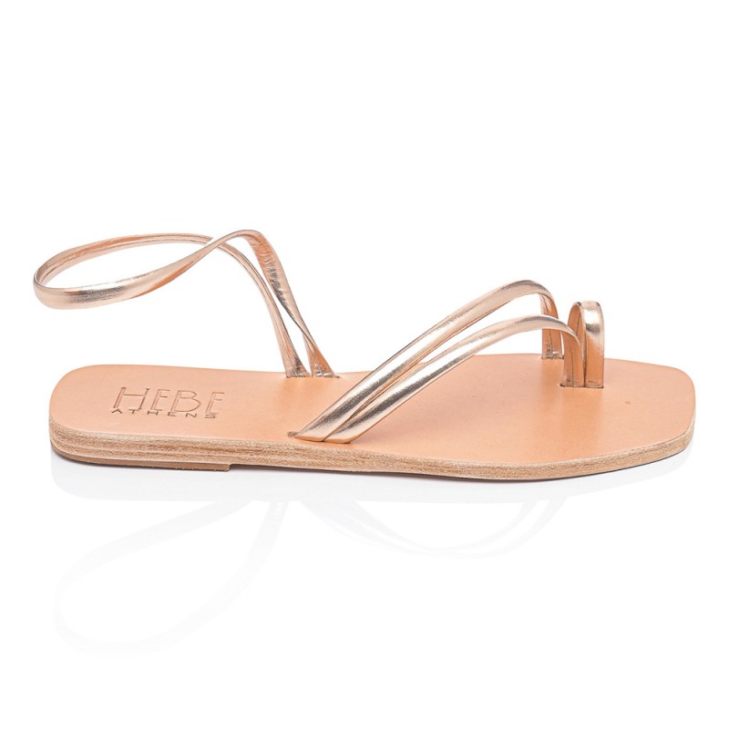 ESTIA Pink Gold Sandals