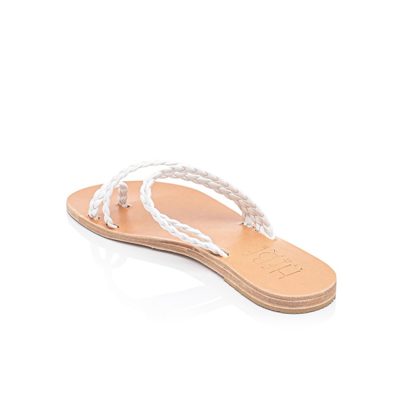 Persephone White Sandals