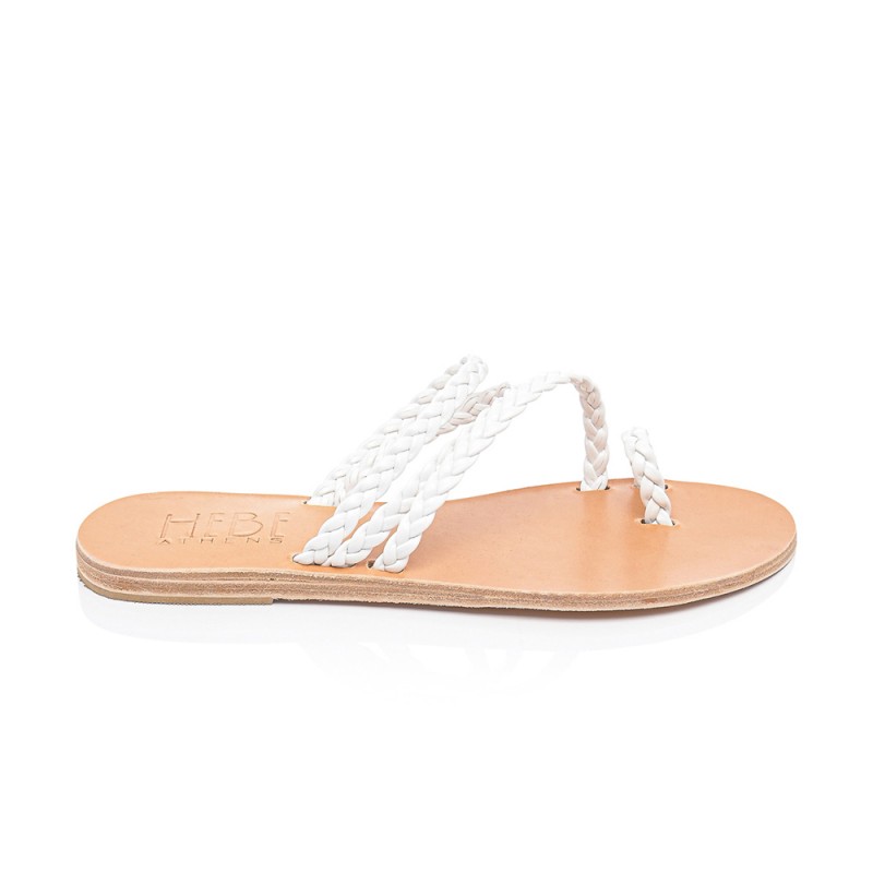Persephone White Sandals