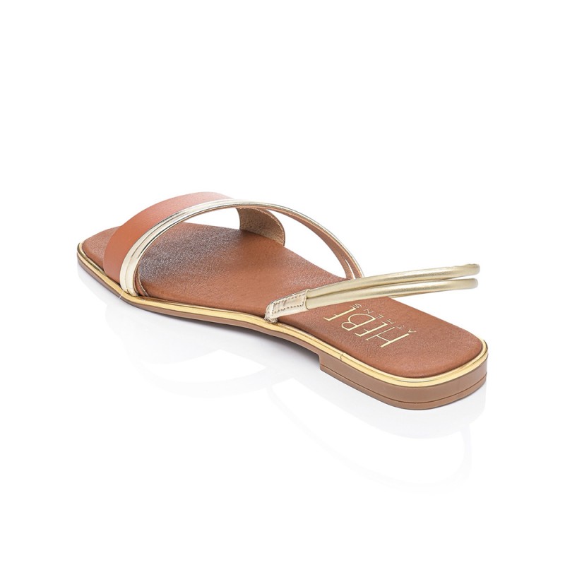 Caliope Camel Gold Sandals