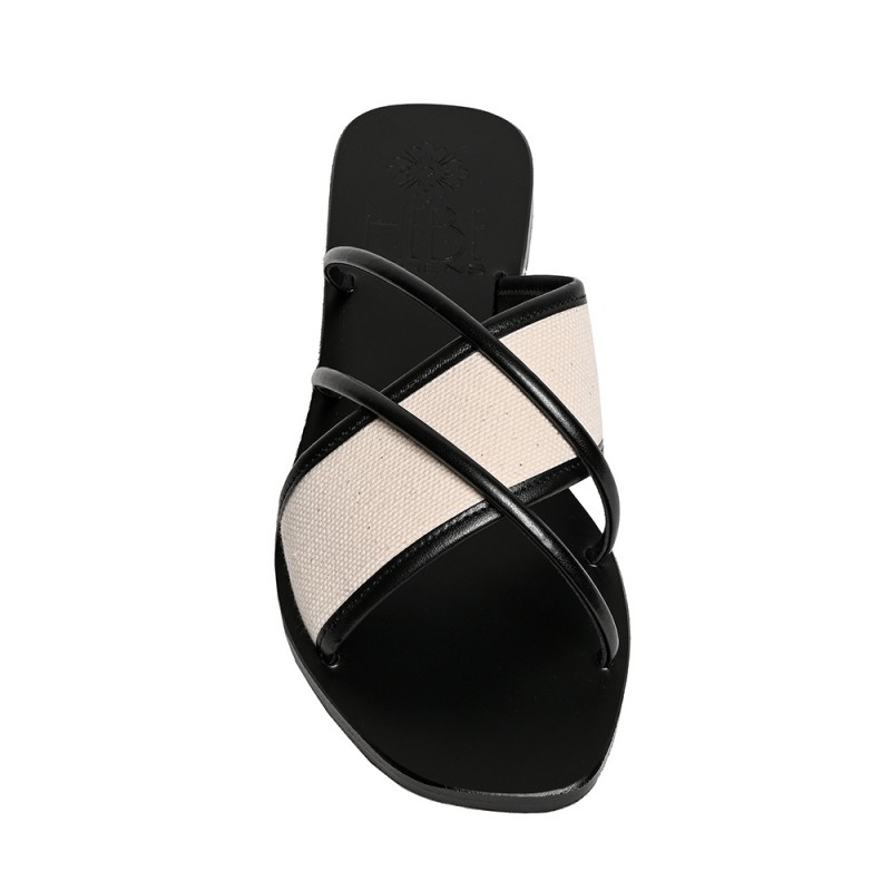 KORE Canvas Leather Sandals