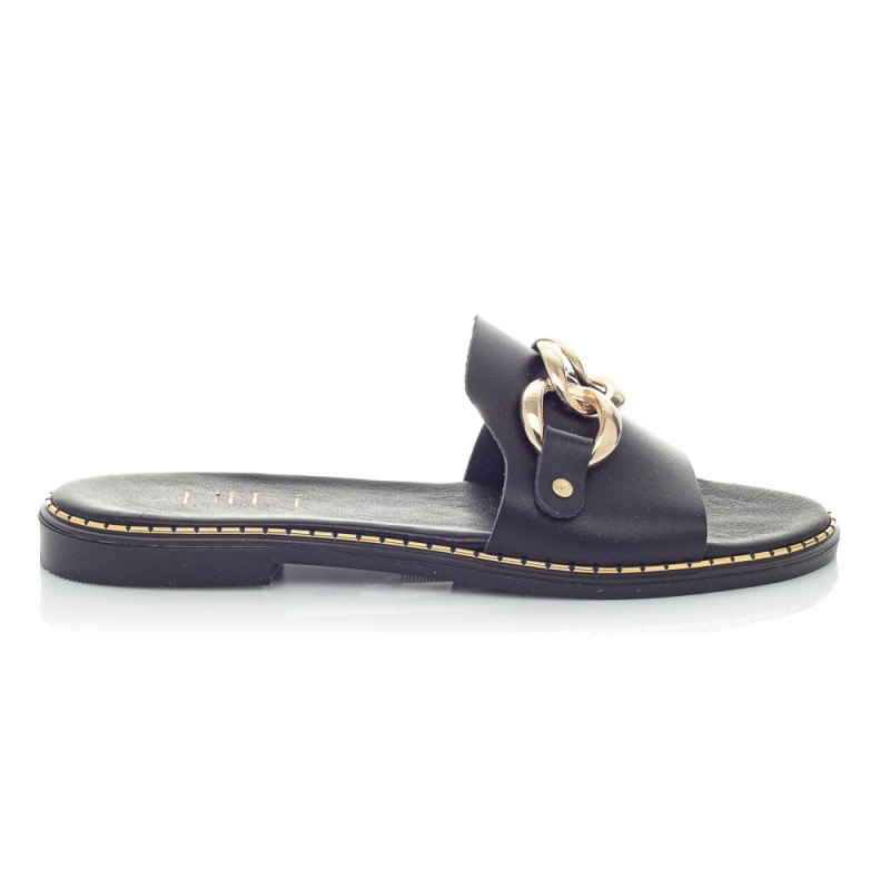 Athena Black Sandals