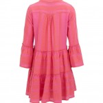 Ella Salmon Pink Midi Dress