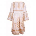 Kori White Gold Short Dress