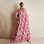 Bougainvillea Pink Maxi Dress