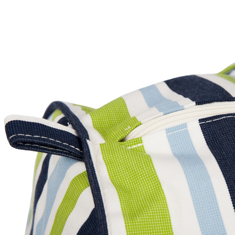 Travel bags with funky stripes